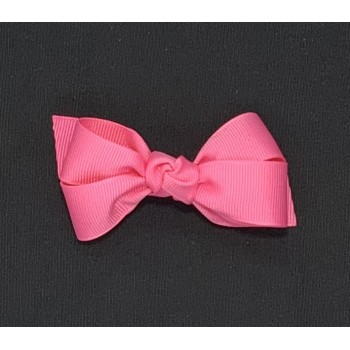Pink (Hot Pink) Grosgrain Bow - 3 Inch